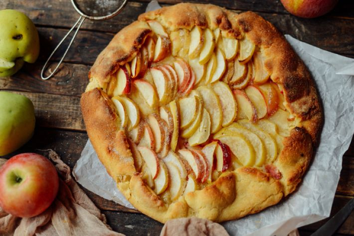 Галета с яблочным повидлом: как приготовить самый простой пирог