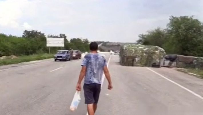 Курьёзы. Оккупанты устроили шоу с депортацией людей из Мелитопольского района (видео, фото)