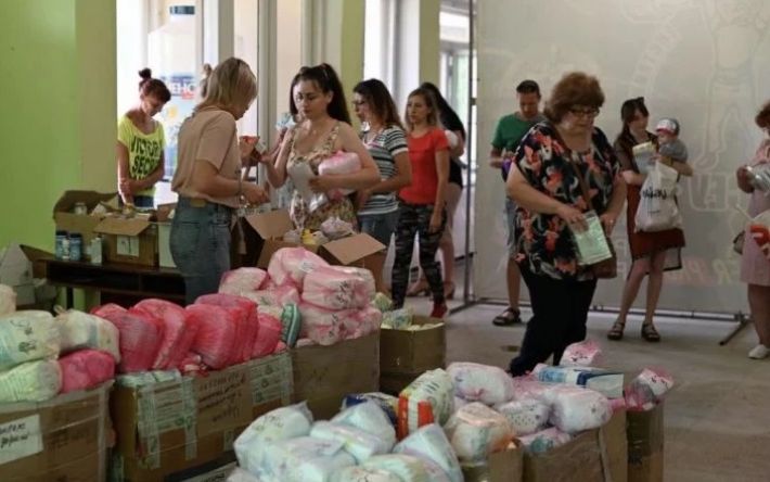 В гуманитарном фонде «Поддержка Мелитополя» изменили категорию получателей продуктовых наборов