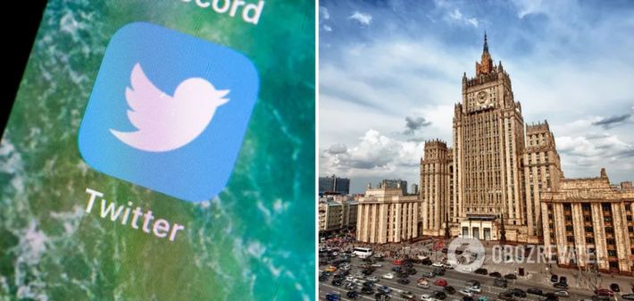 Twitter заморозив офіційний акаунт МЗС Росії англійською мовою: названо причину
