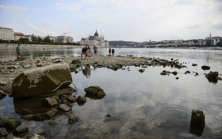 Рекордна посуха: на поверхню Дунаю 