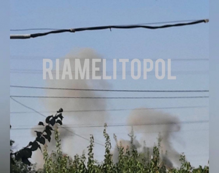 В Мелитополе прогремело 4 мощных взрыва (видео)