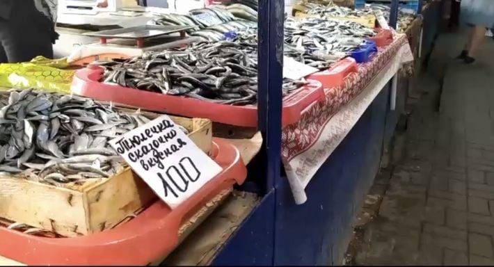 В сети показали цены на центральном рынке Мелитополя (видео)