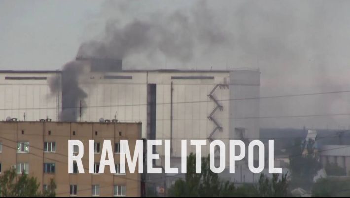 В Мелитополе два мощных взрыва (видео)