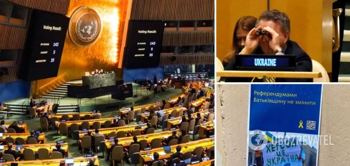 "О, Боже! Я не могу увидеть": Кислица с биноклем потроллил Россию после голосования в ООН
