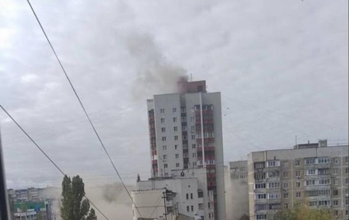 В Белгороде обломки ракеты упали на дом