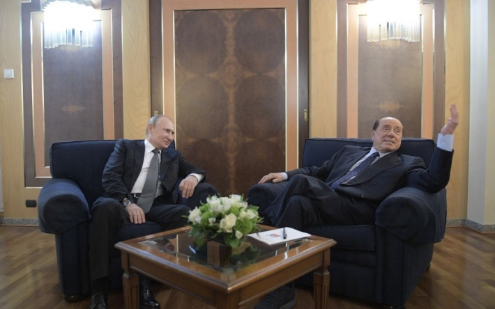 Італійський друг Путіна Берлусконі звинуватив Зеленського у розв'язанні війни проти РФ
