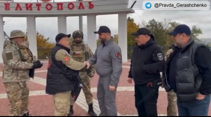В окупований Мелітополь заїхав українсько-вірменський мафіозі (відео)