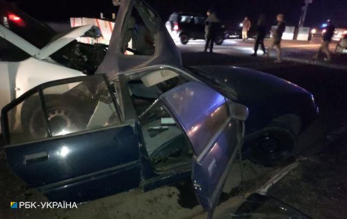 Машину разорвало на две части. На блокпосту в Харькове произошло серьезное ДТП