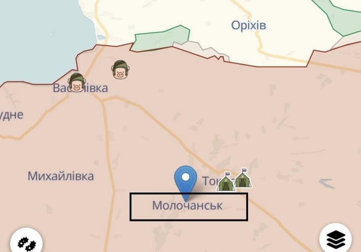 Оккупанты перегруппировываются в Запорожской области