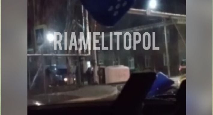 В Мелитополе произошла серьезная авария (видео)