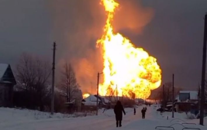 В российской Чувашии взорвался газопровод (видео)