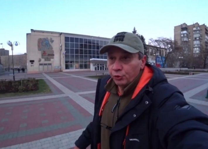 Російський блогер не знайшов задоволених окупацією в Мелітополі