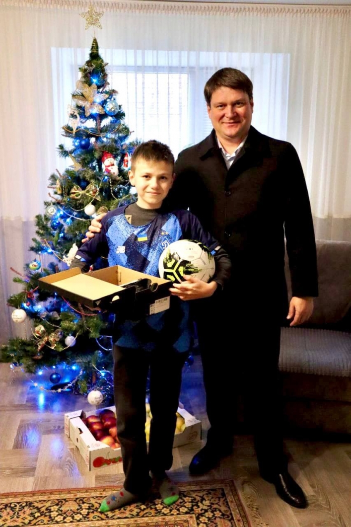 В Мелитопольском районе исполнили футбольную мечту семиклассника