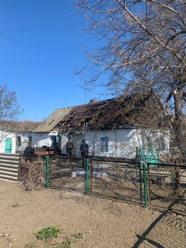 В Запорожской области российские оккупанты обстреляли частные дома из "Градов"