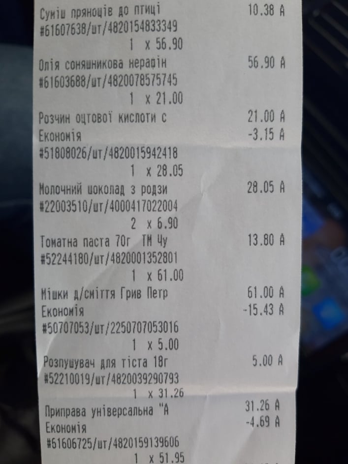 В Мелитополе в Эпицентре распродают дефицитный товар - что по чем (фото)