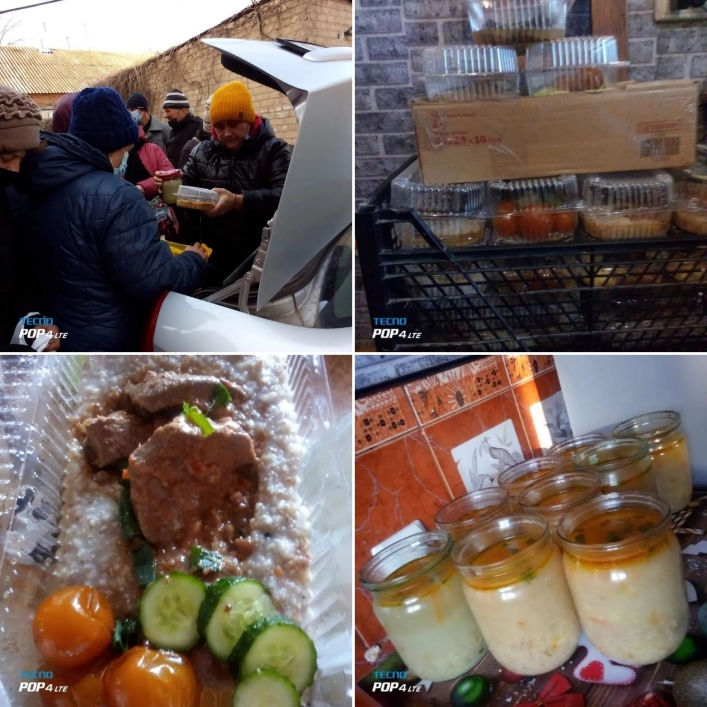 В Мелитопольском районе семья кормит горячими обедами всех нуждающихся