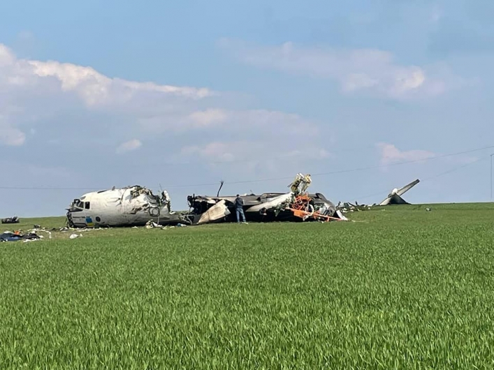 Спикер Запорожской ОВА побывал на месте крушения самолета Ан-26 2