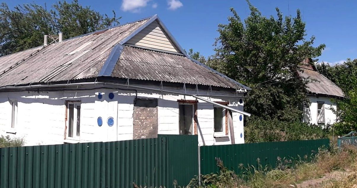 Разрушенные дома в Пологовском районе (фото1)