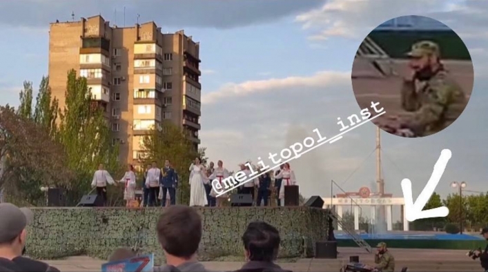 Коллаборанты переводят Мелитополь на календарь российских праздников