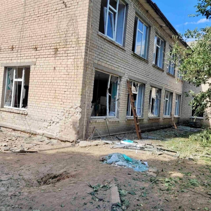 Разрушенная школа 1