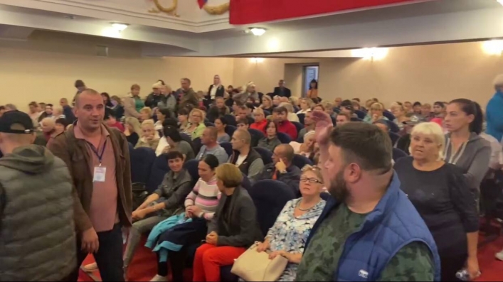 В Мелитополе оккупанты собрали очередной шабаш по вопросу присоединения к россии (фото, видео) 
