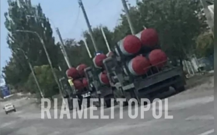 Сегодня через Мелитополь оккупанты везут контейнеры со взрывчаткой (фото)