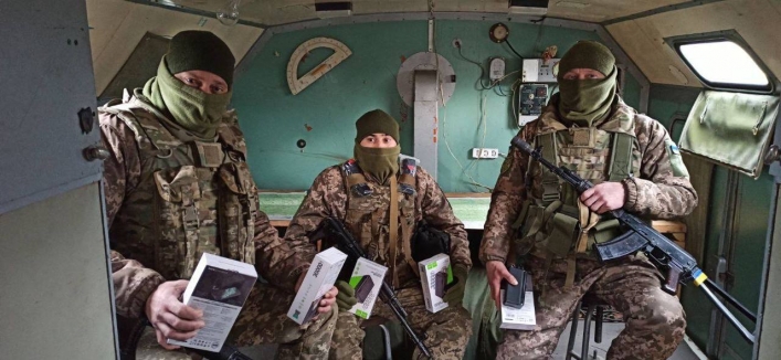 Українські бійці на передовій отримали подарунки від мелітопольців 2 