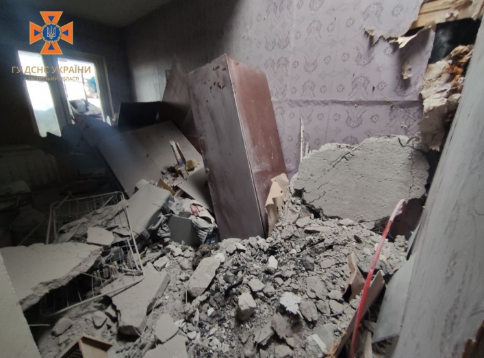 У Запорізькій області ракети влучили у будинки - перекриття ледь не обвалилися на мешканців (фото)
