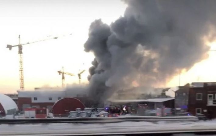 В Санкт-Петербурге масштабный пожар, есть погибшие