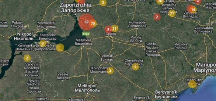 Где можно увидеть заминированные территории в пределах Запорожской области: спасатели создали специальную карту