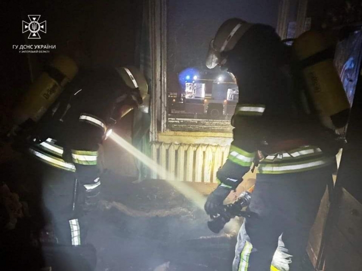 В пожаре в запорожской многоэтажке погиб мужчина