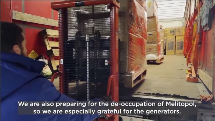 Германия передала Мелитополю генераторы и медтехнику – готовимся к деоккупации (видео)