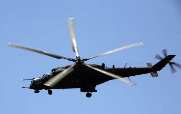 Нацгвардейцы из "Иглы" сбили российский вертолет Ми-24 под Бахмутом