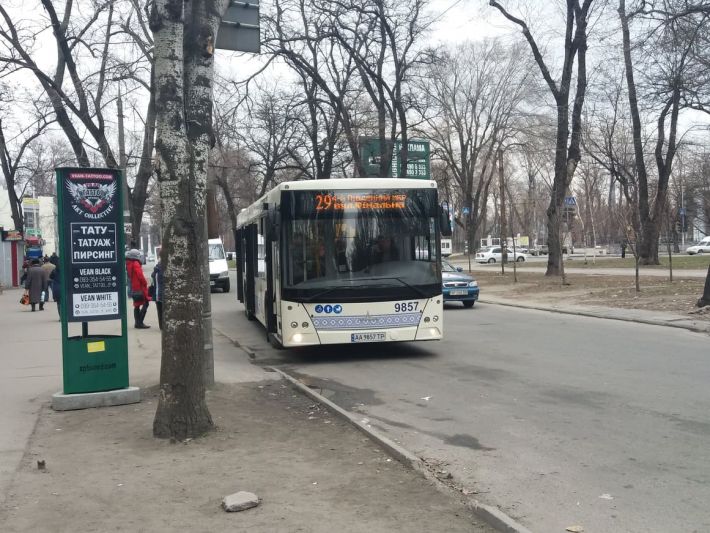Робота громадського транспорту в Запоріжжі 20 лютого