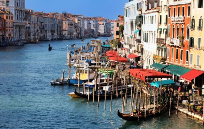 Каналы Венеции начинают мелеть из-за отсутствия осадков. Италию может ждать сильная засуха