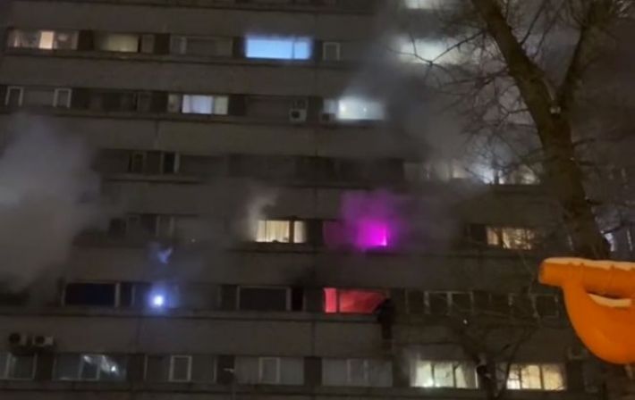 В центрі Москви горить готель одного з найбільших виробників кабелів