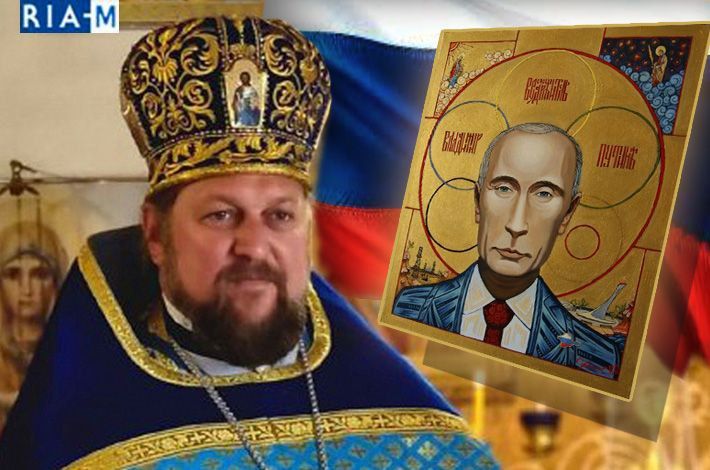 Известный священник из Мелитополя наговорил себе на тюремный срок признаниями в любви Путину (фото)