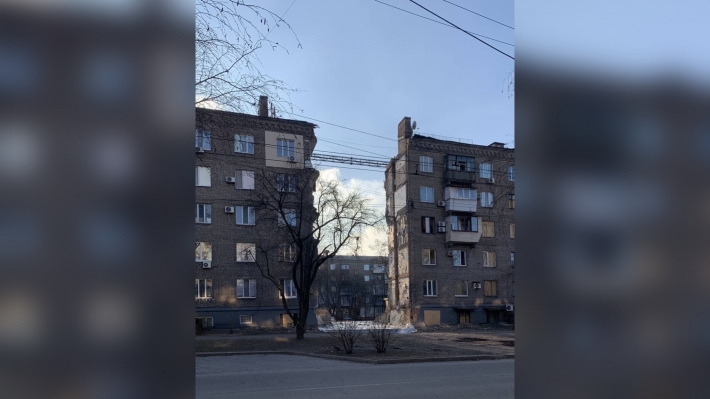 Дизайнеры предложили новую идею реставрации Запорожского дома после попадания ракеты (фото)