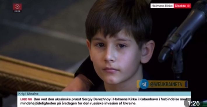 История маленького мелитопольца заставила плакать премьер-министра Дании (видео)