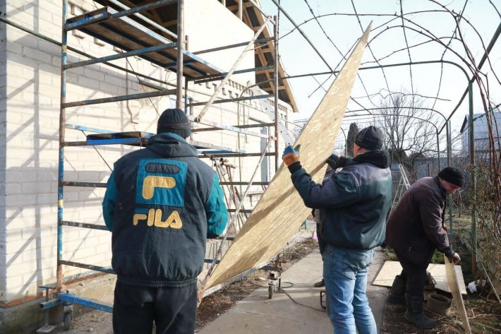 В ОТГ Запорожской области завершают восстановление разрушенных решистами домов (фото)