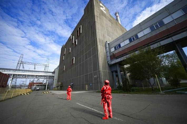 Оккупанты строят неизвестные сооружения на ЗАЭС