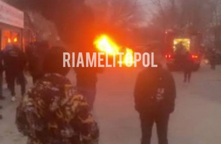 В центре Мелитополя прогремел мощный взрыв (фото, видео)
