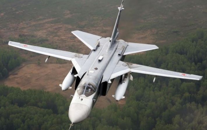 ВСУ сегодня уничтожили российский Су-24 под Бахмутом (видео)