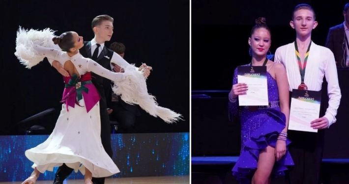 Юный танцор из Мелитополя занял призовые места на чемпионате в Литве (фото)