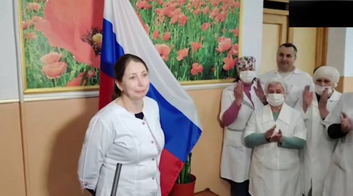 У Мелітополі відома лікарка-зрадниця іде на вибори від Єдиної росії (відео, фото)