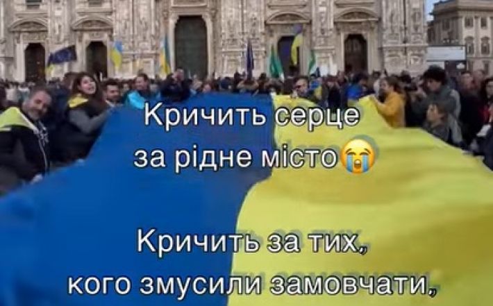 До слез - жительница Мелитополя показала, как звучит боль за родной город (видео)
