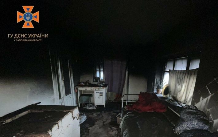 В Запорожье в результате пожара погибла женщина