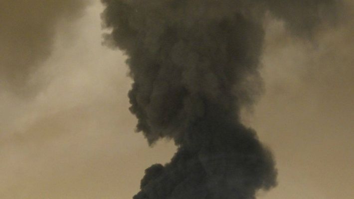 З'явилися фото з місця ранкового вибуху в Мелітополі
