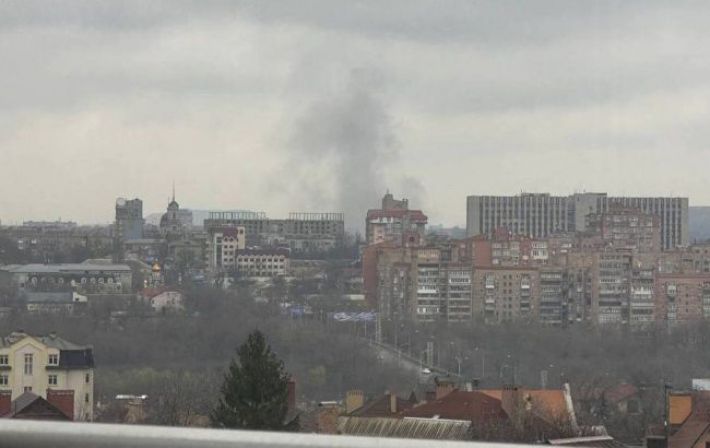В Донецке сообщили о сильном 